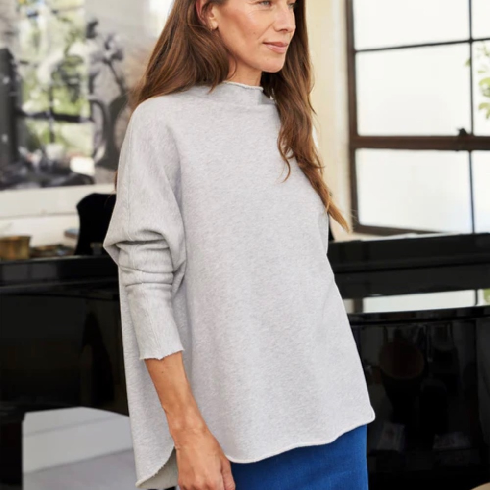 ISO Frank & Eileen Effie sweatshirt - grey melange